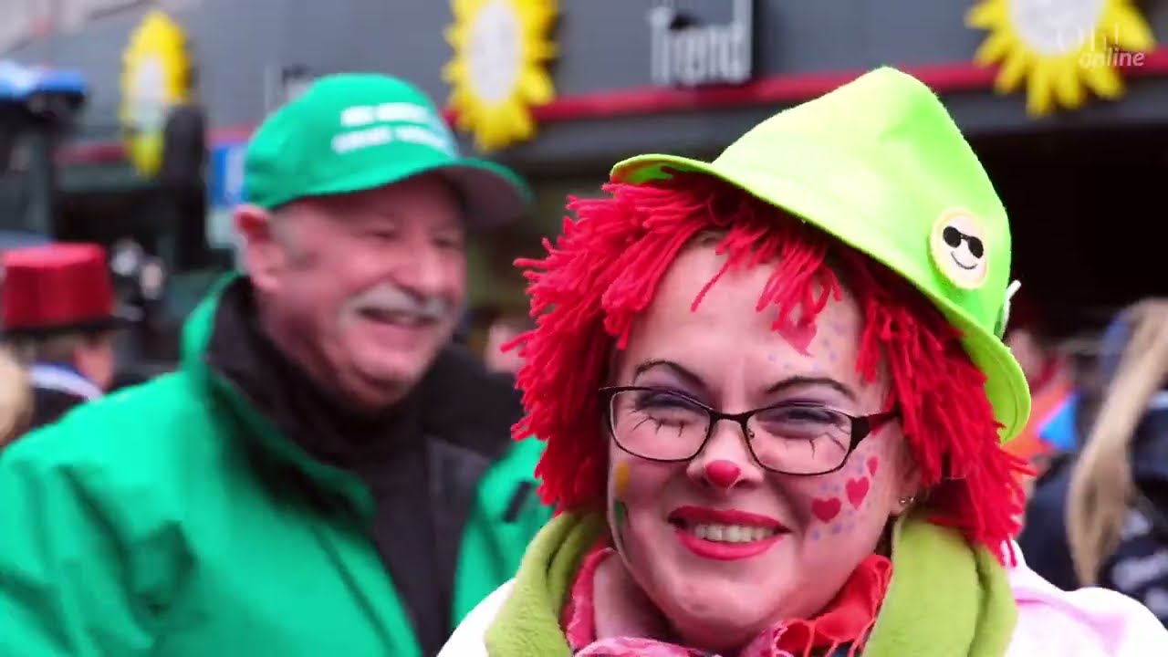 Karnevalszug in der Cityneval