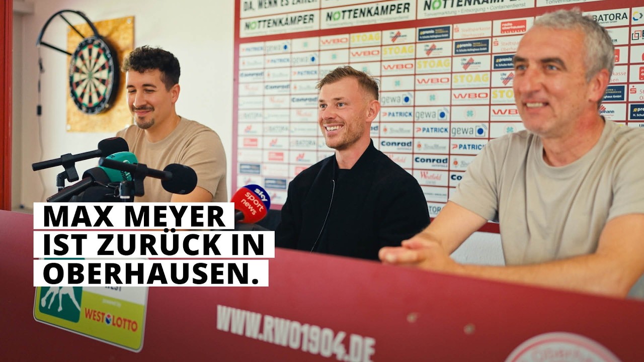 Max Meyer ist zurück bei RWO