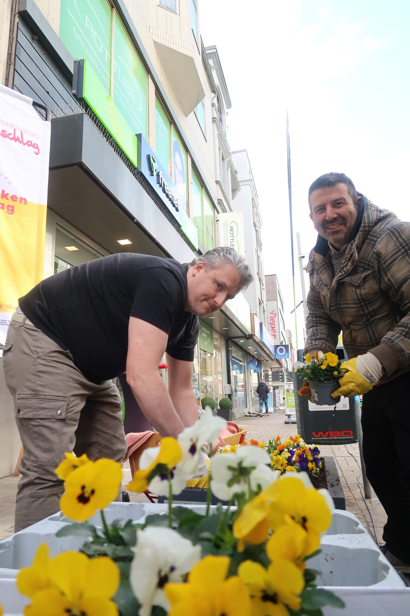 Frühlingsboten hielten Einzug in die Marktstraße