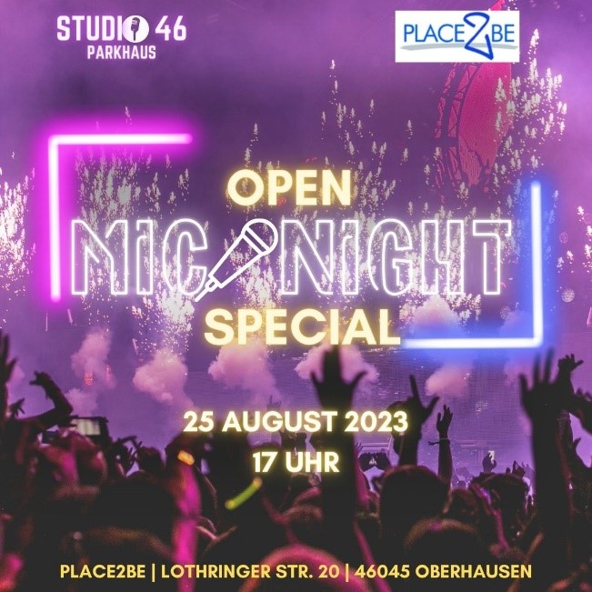 OPEN MIC NIGHT SPECIAL im Place2Be