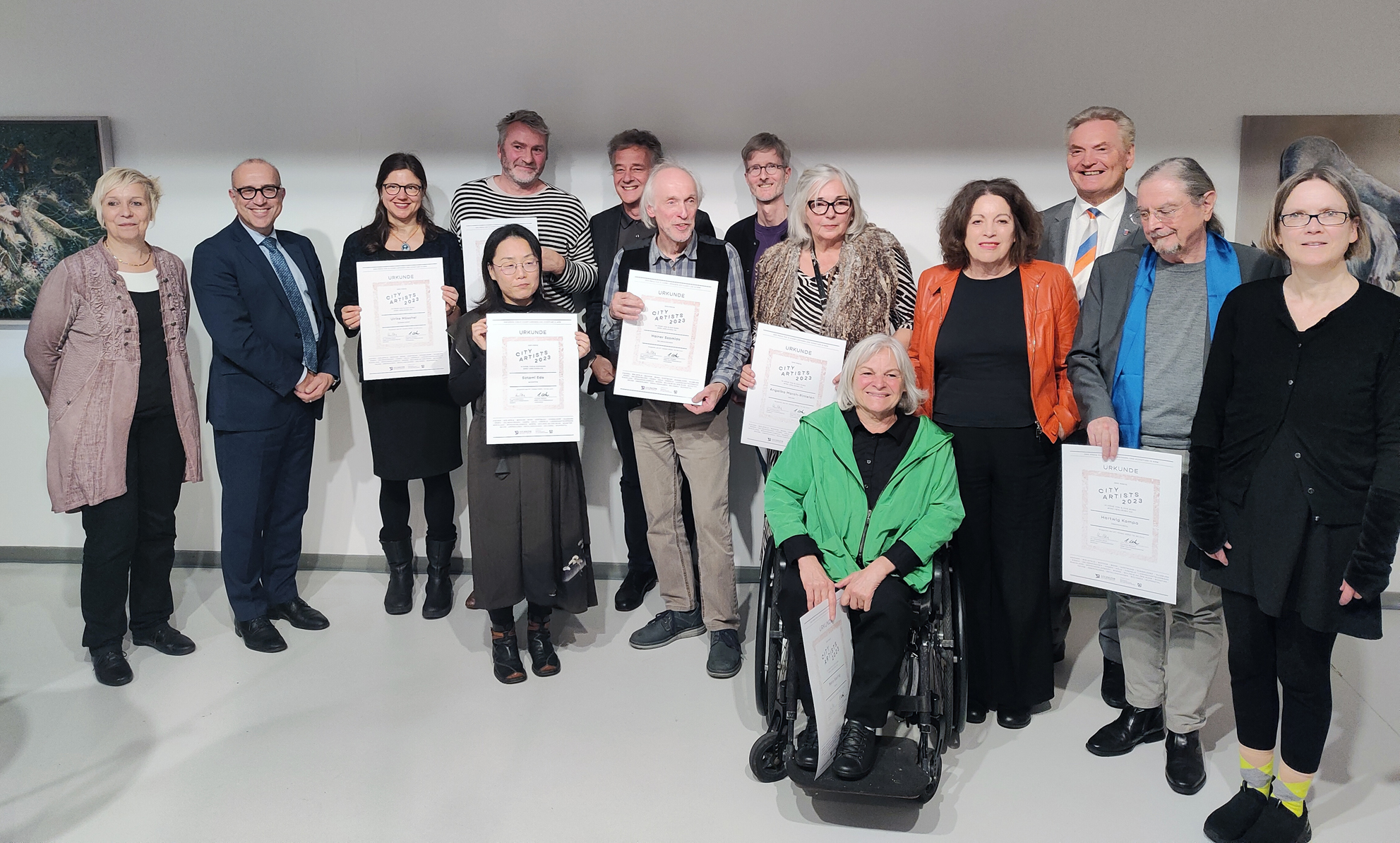 Hartwig Kompa erhält Kunstpreis CityARTists 2023