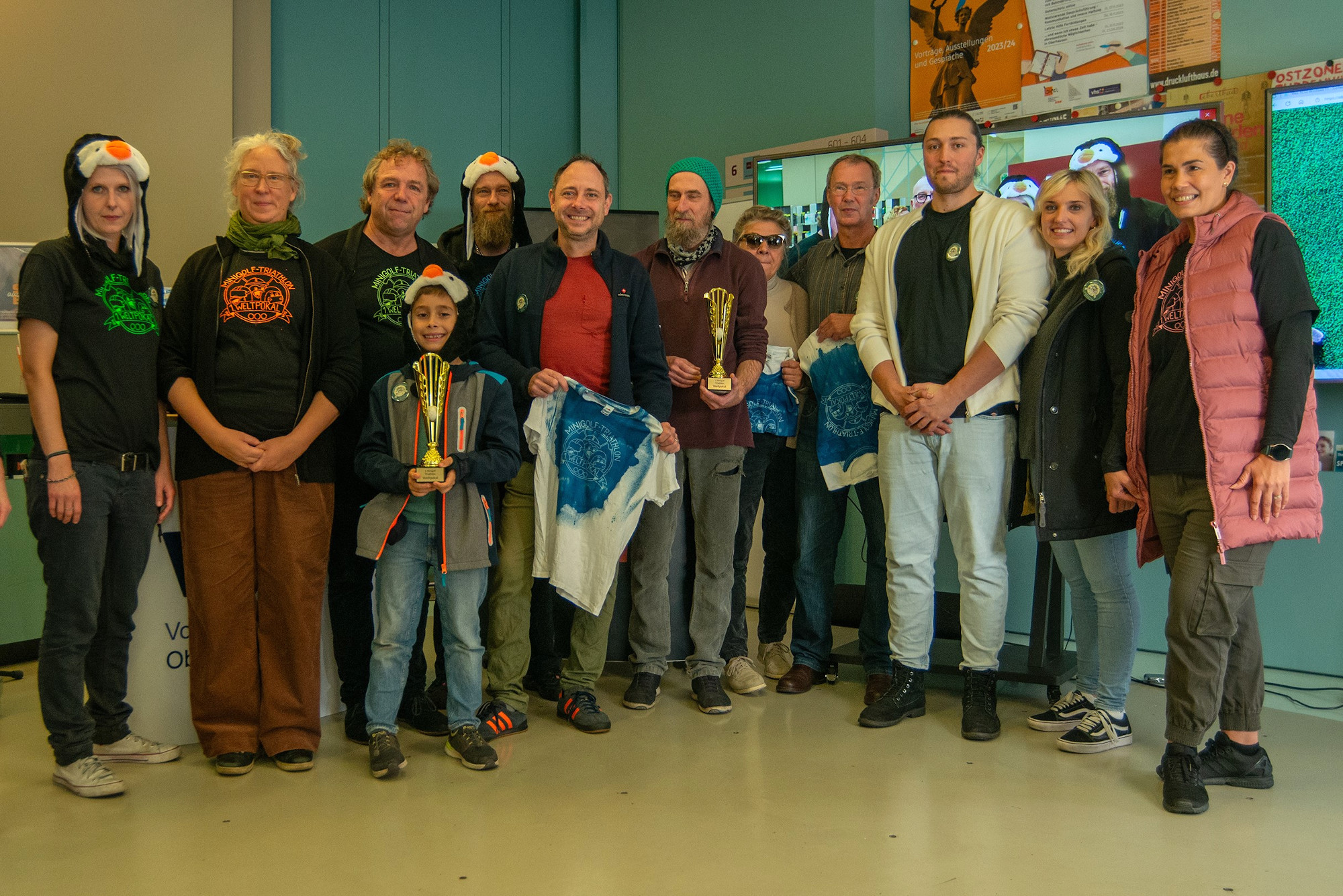 Minigolf-Triathlon-Weltpokal feiert erfolgreiche Premiere in der Oberhausener City!