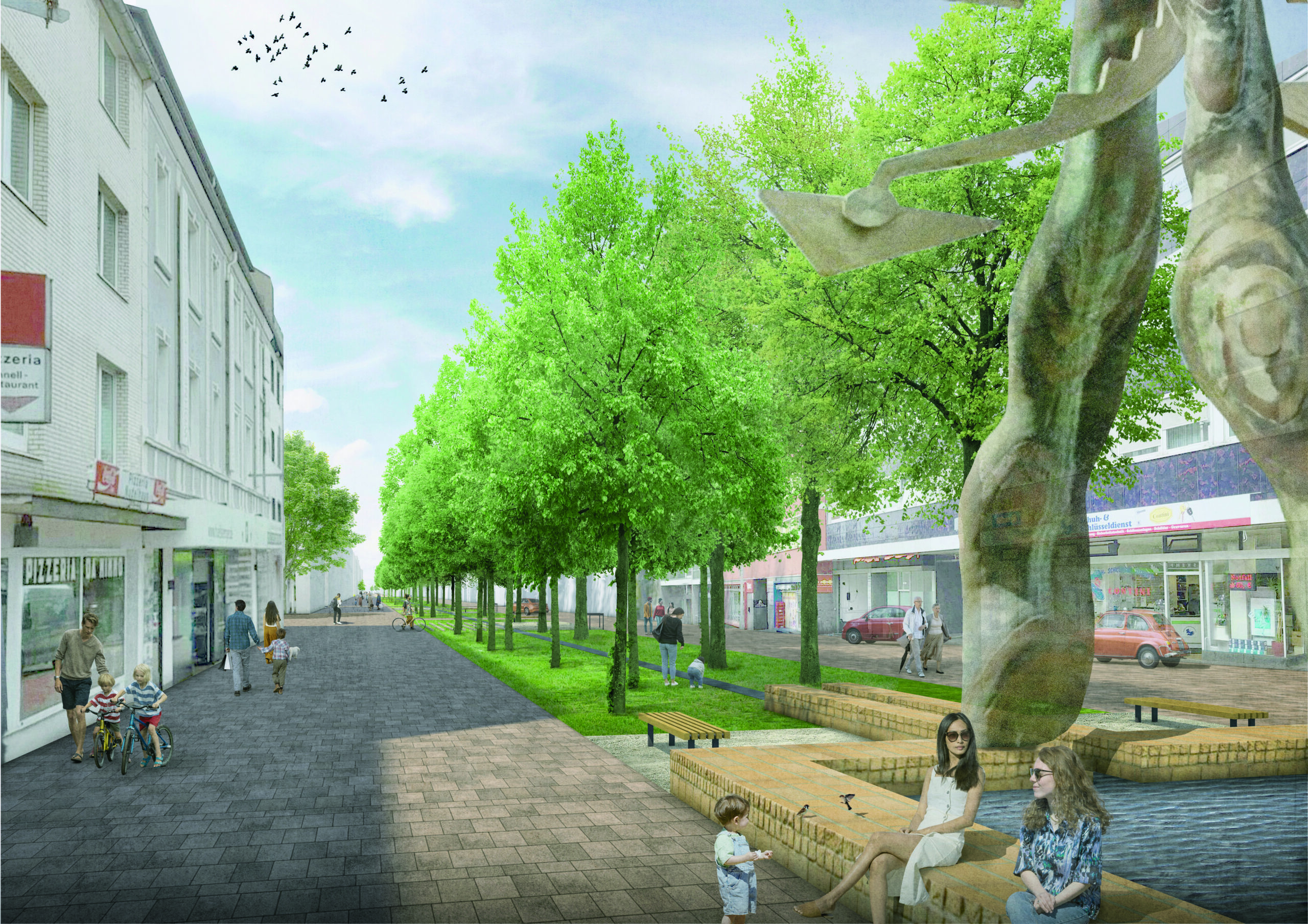 Die neue Marktstraße –  eine für alle