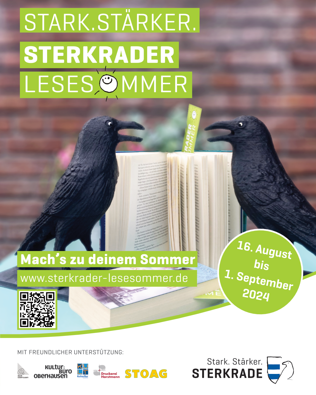 Sterkrader Lesesommer 2024 mit buntem Angebot und viel Lokalkolorit