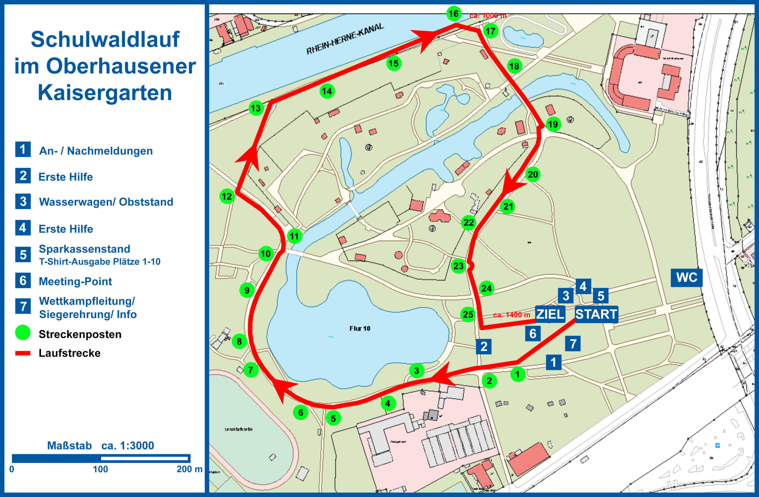 52. Sparkassen-Schulwaldlauf im Kaisergarten