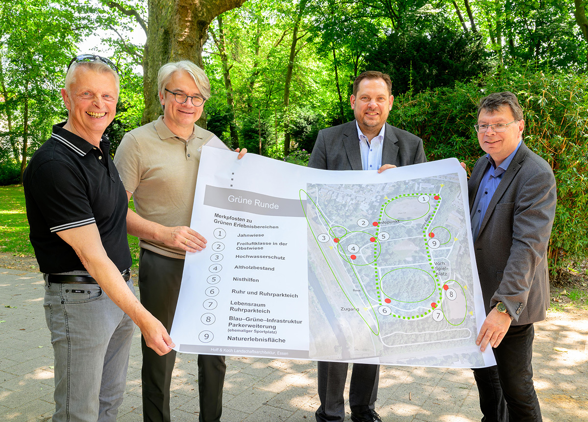 „Grüne Runde“: Stadt Oberhausen gestaltet Ruhrpark um