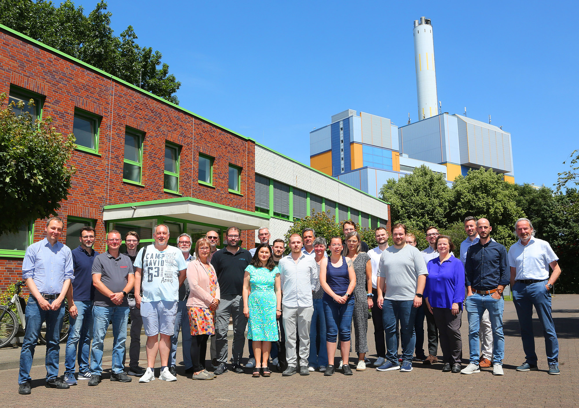 Ökoprofit-Unternehmen zu Gast bei der Gemeinschafts-Müll-Verbrennungsanlage Niederrhein