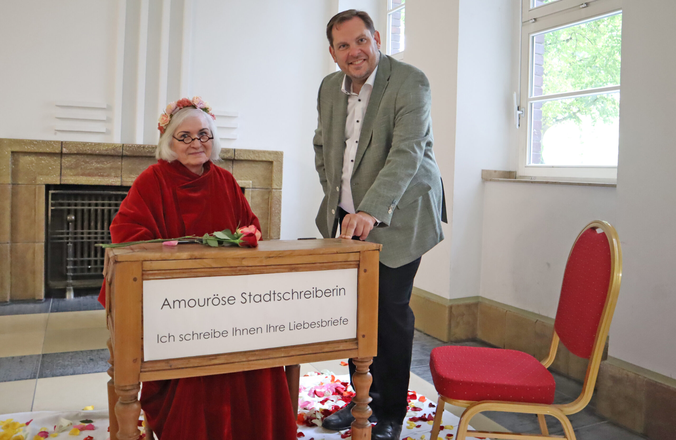 Die amouröse Stadtschreiberin: 30 persönliche Liebesbriefe im Rathaus